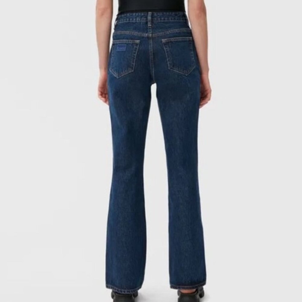 Ganni High Rise Jeans - Deep Indigo